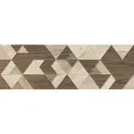 Dekor Fineza Adore ivory triangles 25x75 cm mat DADORE275TR