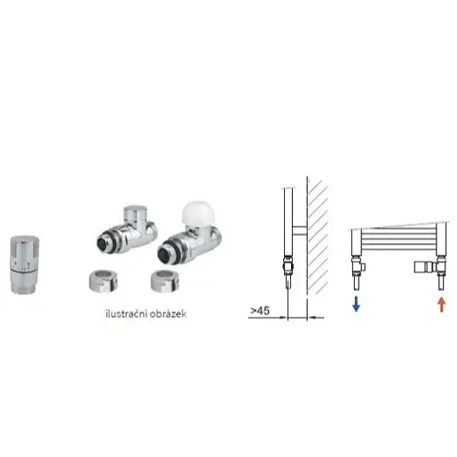 SADA Č. 110 CR,připoj.na plast.trubky