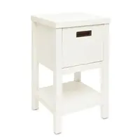 Kúpeľňová skrinka nízka Naturel Country 40x72,5x40 cm biela COUNTRYN40ZBI