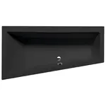 Asymetrická vaňa Polysan ANDRA L 90x170 cm akrylát ľavá čierna 81111BM