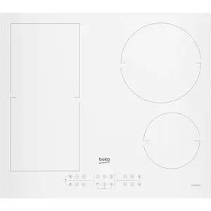 Indukčná varná doska Beko biela HII64200FMTW