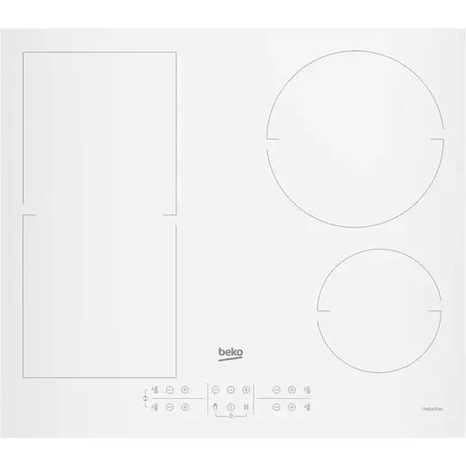 Indukčná varná doska Beko biela HII64200FMTW