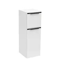 Kúpeľňová skrinka nízka Naturel Nobia 30x86x32 cm biela lesk NOBIAN30LBLN