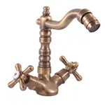 RAV SLEZÁK Morava bidetová batéria s otočným ramienkom stará mosadz mk120.0/9sm MK120.09SM