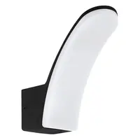 Eglo Fiumicino nástenné svetlo hliník čierna 98148