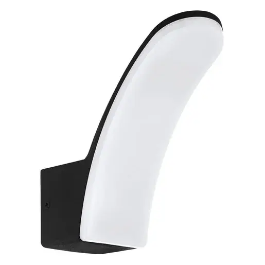 Eglo Fiumicino nástenné svetlo hliník čierna 98148