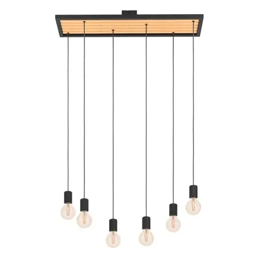 Závesné osvetlenie Eglo CONSETT čierna 43725