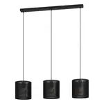 Závesné osvetlenie Eglo MANBY čierna 43796