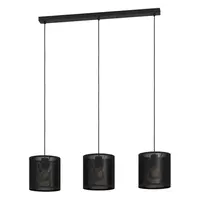 Závesné osvetlenie Eglo MANBY čierna 43796