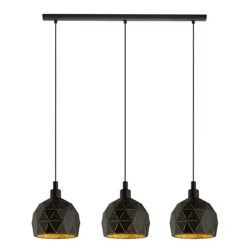 Závesné osvetlenie Eglo ROCCAFORTE zlatá 97846