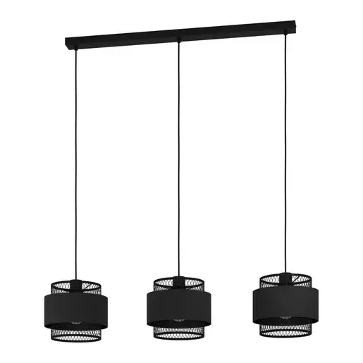 Závesné osvetlenie Eglo BAZELY čierna 43669