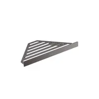 Hansgrohe AddStoris rohová polička vo farebnom prevedení kartáčovaný čierny chróm 41741340