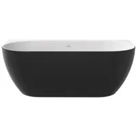 Ravak Freedom Wall voľne stojaca vaňa k stene čierna 166x80 cm akrylát XC00100027