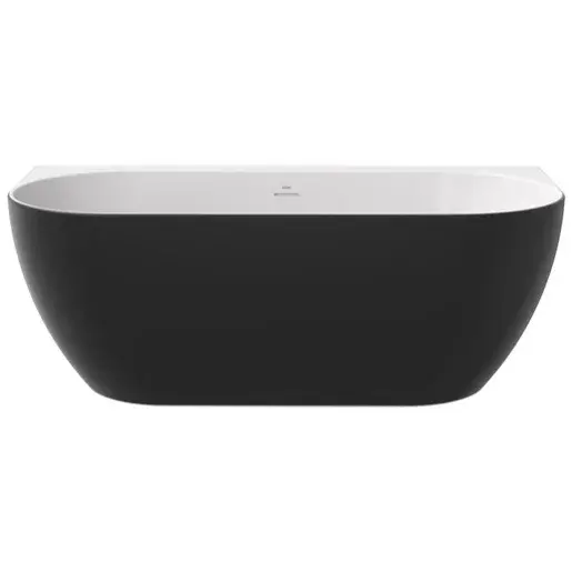 Ravak Freedom Wall voľne stojaca vaňa k stene čierna 166x80 cm akrylát XC00100027