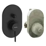 Hansgrohe Zesis S sprchová a vaňová batéria vrátane podomietkového telesa matná čierna 74418670