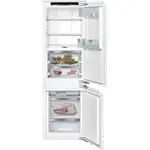 Vstavaná chladnička Siemens s mrazničkou dole 177,2 x 55,8 cm ploché pánty s jemným dovieraním KI86FPDD0