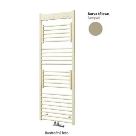 FLEXI háčky 1735/600 S31 šampaň