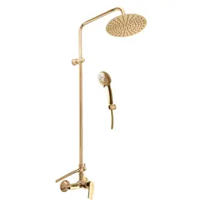 Sprchový systém RAV SLEZÁK Colorado so sprchovacím setom zlatá lesklá CO182.5/7-01Z
