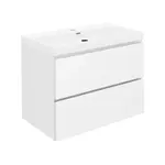 Kúpeľňová skrinka s umývadlom SAT B-Way 59x50x45 cm biela lesk BWAY260WU4