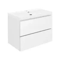 Kúpeľňová skrinka s umývadlom SAT B-Way 59x50x45 cm biela lesk BWAY260WU4