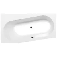 Polysan Astra asymetrická vaňa 165x90 cm akrylát ľavá 30611