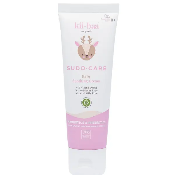 kii-baa organic Baby SUDO-CARE zinková mast s pro/prebiotiky 50 g