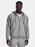 Under Armour Mikina UA Rival Fleece FZ Hoodie-GRY - Pánské