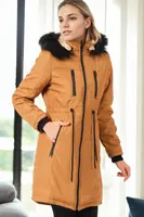 Z9762 DEWBERRY WOMEN'S COAT-TAN