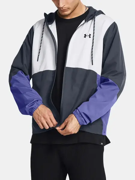 Under Armour Bunda UA Legacy Windbreaker-GRY - Pánské