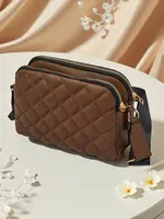Resti Small quilted Copper Veil handbag made of soft eco-leather