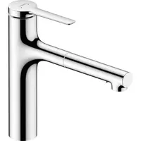 Hansgrohe Zesis M33 drezová batéria s vyťahovacou spŕškou, 2 prúdy chróm 74822000
