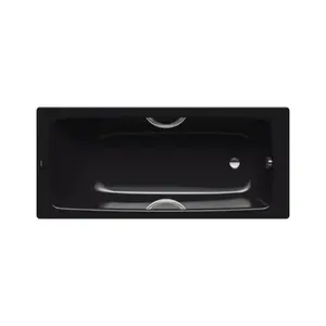 Kaldewei Cayono Star obdĺžniková vaňa 170x75 cm smaltovaná oceľ ľavá aj pravá black 275634013701