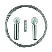 Lankový systém 500 cm na sprchový záves Kleine Wolke chróm 3308101000