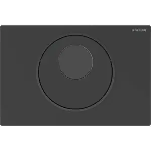 Geberit Sigma10 ovládacie tlačidlo oceľ čierna matná 115.856.16.6