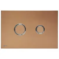 Ovládacie tlačidlo SAT kov ružová zlatá mat SATATBRG