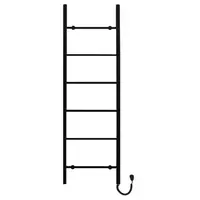 Elektrický vešiak na uteráky Hopa Primavera 160x50 cm čierny matný RADPRI501631