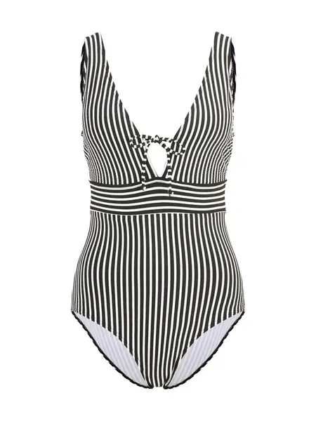 s.Oliver Jednodielne plavky  čierna / biela