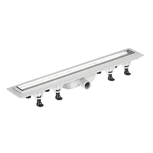 Sprchový žľab Polysan 66 cm polypropylén šedá lesk pro vložení dlažby 72837