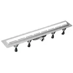 Sprchový žľab Polysan 86 cm polypropylén šedá lesk lines 71675