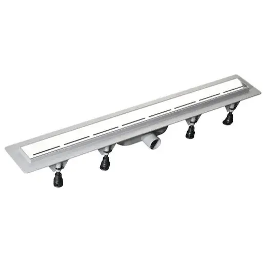 Sprchový žľab Polysan 86 cm polypropylén šedá lesk lines 71675