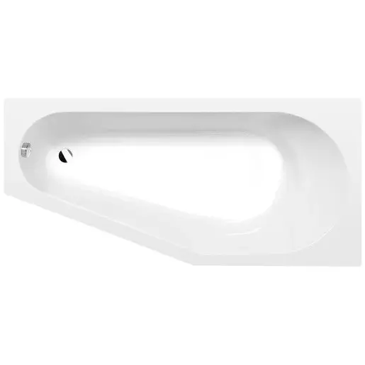 Polysan Tigra asymetrická vaňa 150x75 cm akrylát pravá 72933