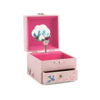 Djeco Hrací skříňka růžová Sýkorka