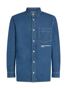 KARL LAGERFELD JEANS Košeľa  modrá denim
