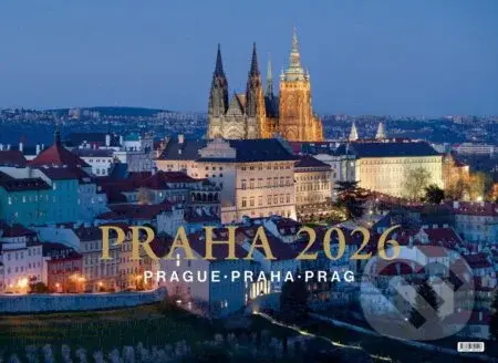 Kalendář 2026 Prague - Praha - Prag - nástěnný