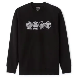 CELIO LMEAVASW Pánská mikina, černá, velikost