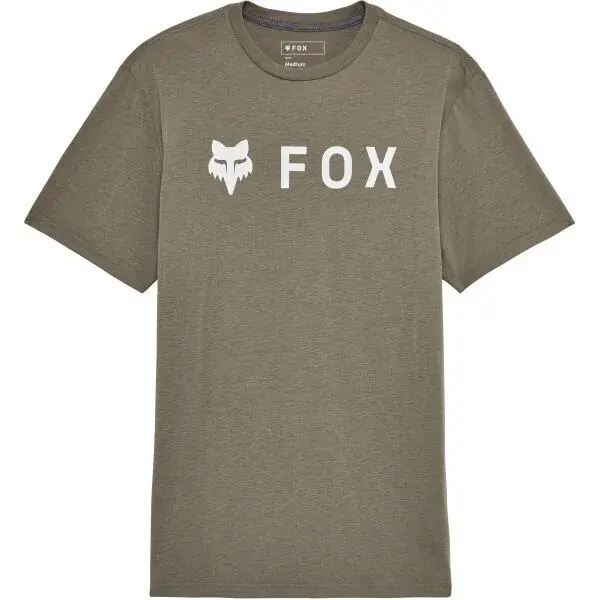 Fox ABSOLUTE SS TECH TEE Pánské triko, khaki, velikost