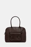 Kožená kabelka Marc O'Polo hnědá barva, 5000009165