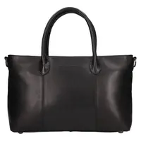 Dámska kožená shopper kabelka The Chesterfield Brand Pergamino - čierna