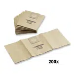 Kärcher Papírové filtrační sáčky, 200 ks, T 12/1, 200 Kusy, T 12/1