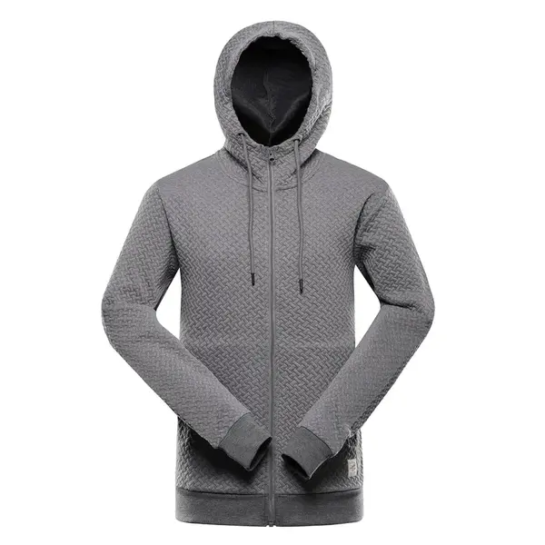 Pánská mikina s kapucí alpine pro lel tmavě šedá 3xl
